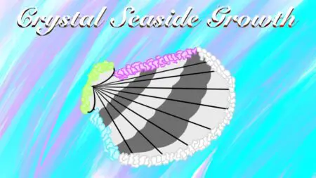 A black and white umbrella with pink flowers on it.