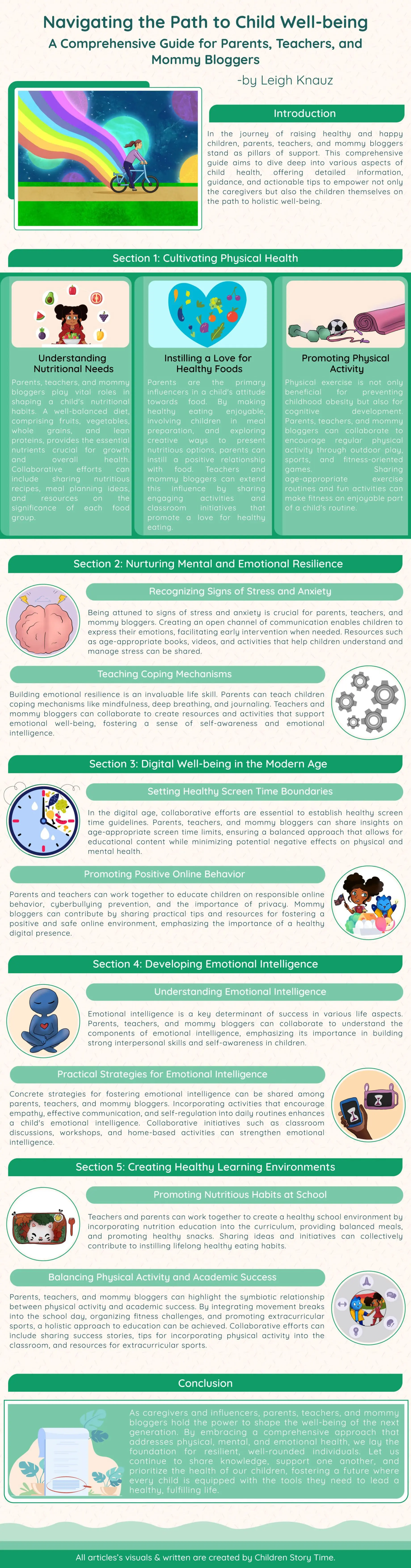 A series of infographics with various features and descriptions.