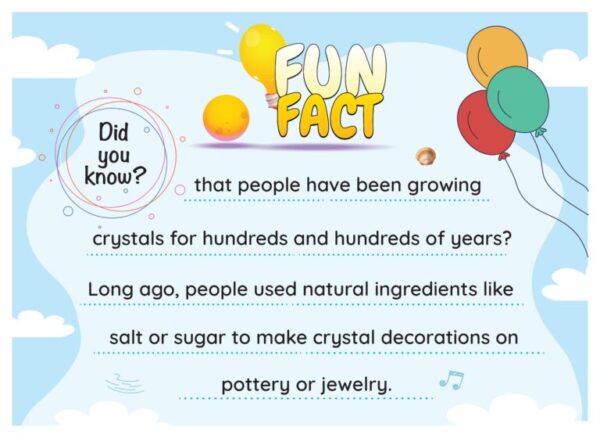 A fun fact about crystals and their properties.