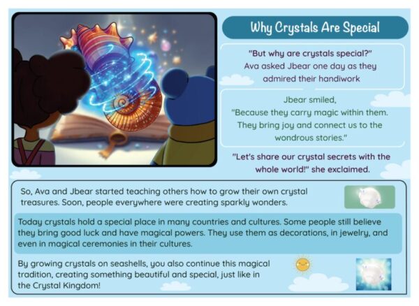 A page of an article about crystals