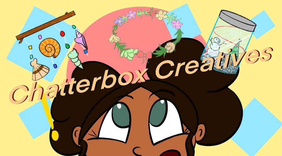 banner4 Cartoon character under creative crafts banner.