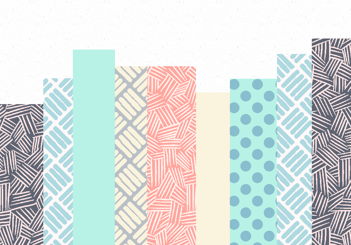 Abstract vertical patterned bars design.