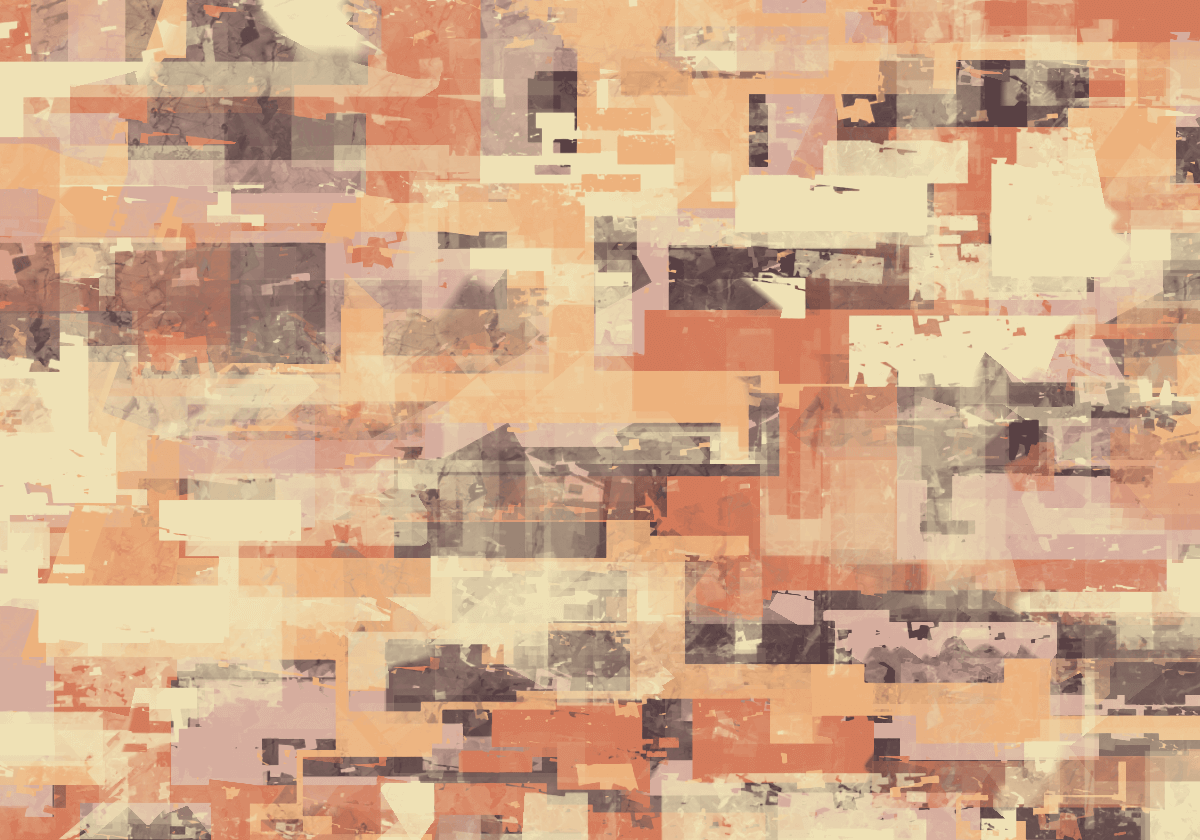 Abstract geometric pattern in warm colors.